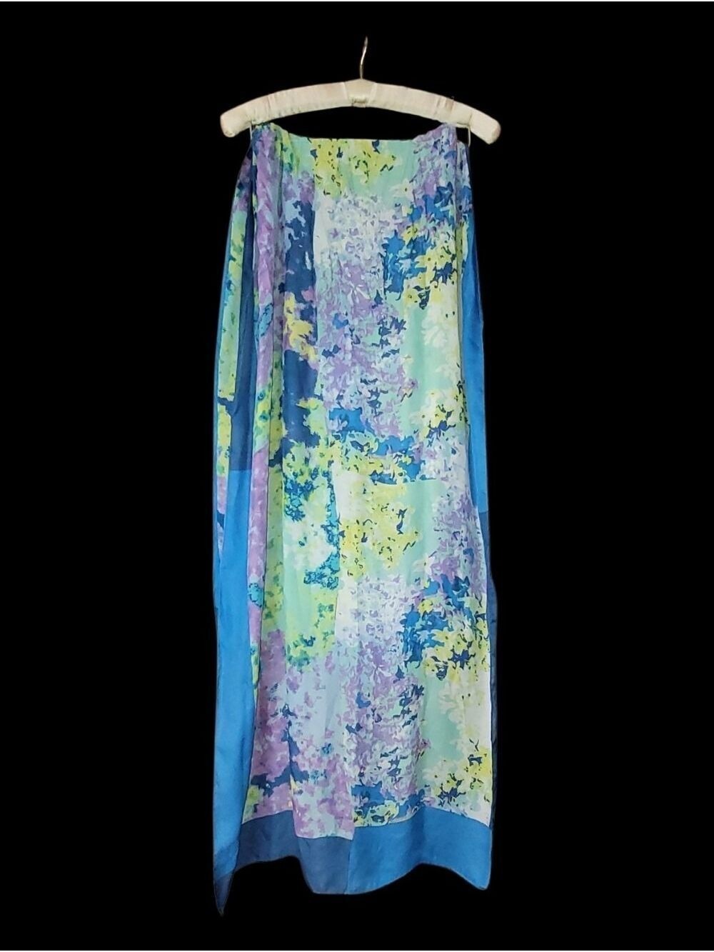 Beautiful Colorful Floral Feminine Scarf Festival Boho